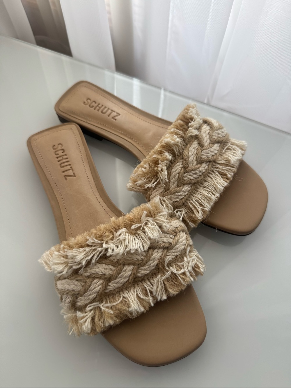 Schutz Women Adelina Flat Sandals